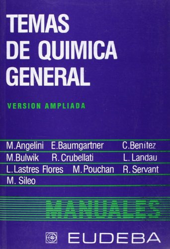 Libro Temas De Química General De María Del Carmen Angelini