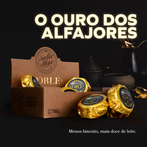 Alfajor Doce De Leite Kit 48 Un Cestas Presente Barato