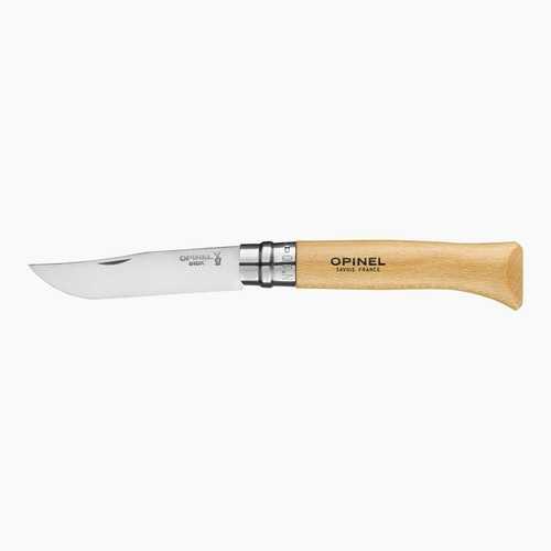 Cortaplumas Navaja Opinel 10 Acero Inoxidable + Funda Gamuza