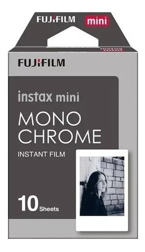 Filme Para Instax Mini Preto E Branco Com 10 Fotos Fujifilm