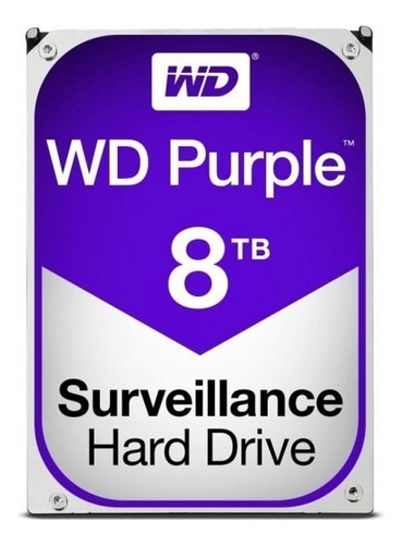 Disco duro interno Western Digital WD Purple WD82PURZ 8TB púrpura