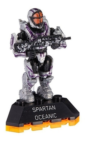 Mega Heroes Construx De Halo Serie 2 Spartan Oceanic Figura 