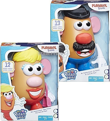 Cara De Papa Sr + Sra Original Hasbro 13 Piezas Señora Señor