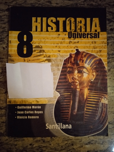 Libro Historia Universal 8. Santillana.