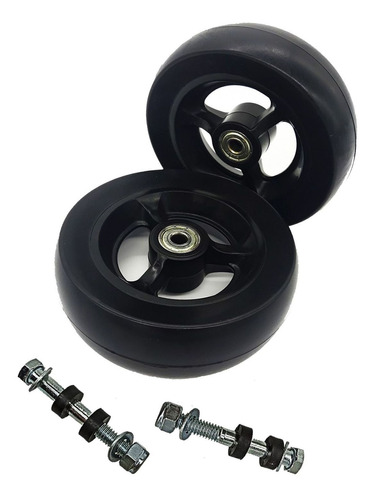 2 Roda Dianteira Aro 5 Soft Roll Para Cadeira De Rodas