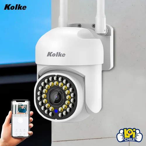 Cámara Seguridad Kolke Ptz 2mp Visión Nocturna Color Audio