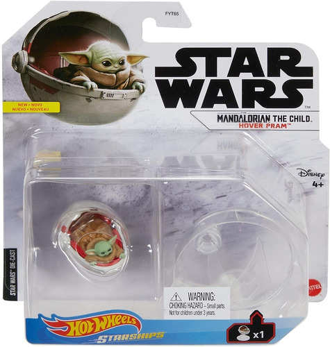 Baby Yoda The Mandalorian Star Wars Hover Pram Hot Wheels