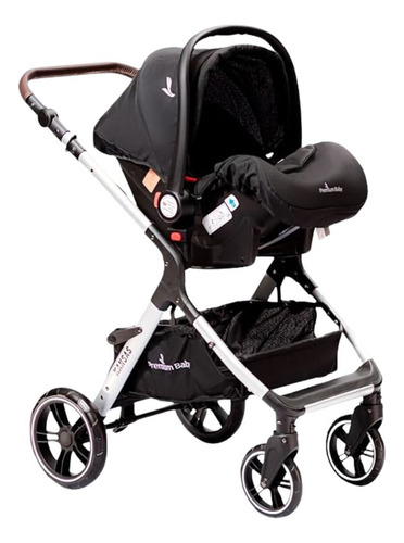 Carrinho Ts Kansas Com Base Silver/preto Premium Baby