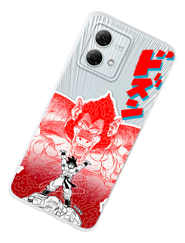 Funda Para Motorola Dragon Ball Z Vegeta Goku Antigolpe Case