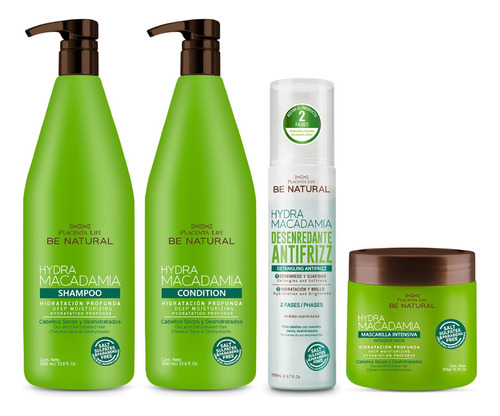 Be Natural Combo Hydra Macadamia 1 Litro