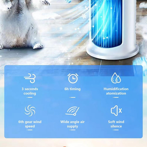 Ventilador De Escritorio Multifuncional Y Enfriador Evaporat