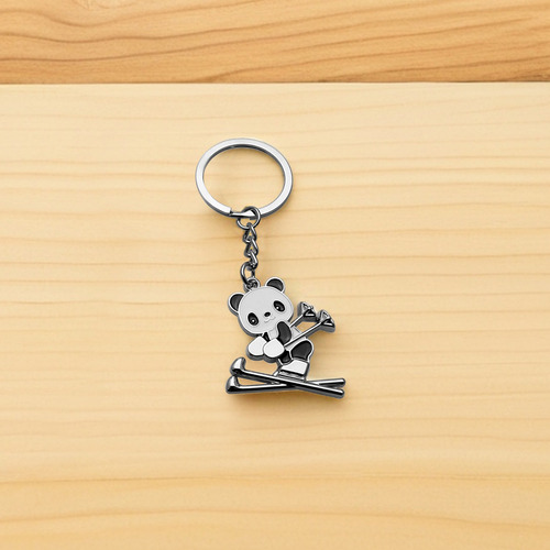 3 Peças De Chaveiro Panda: Lindo Chaveiro De Desenho Animado