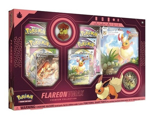 Pókemon Tcg Eevee Evolution Premium Collection Flareon Inglé