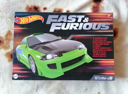 Hot Wheels Rápido Y Furiosos 10 Pack 2 Autos Exclusivos 