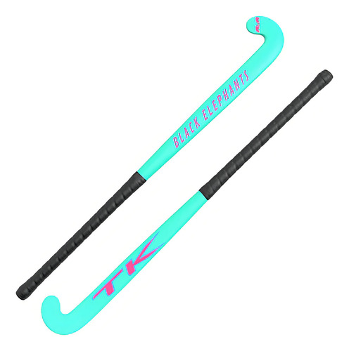 Palo De Hockey Tk Black Elephants - 10% Carbono Color Control Bow Talle 36.5