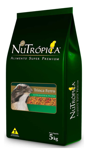 Ração Nutrópica Para Trinca Ferro Com Frutas - 5kg