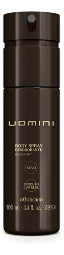 Boticário Desodorante Body Spray Uomini 100 Ml