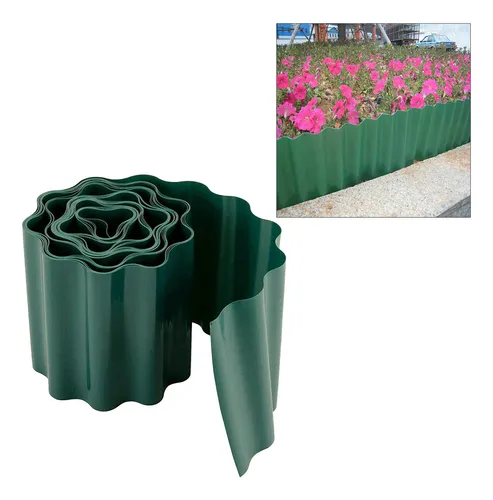 Jardín De Plástico Ribete Borde De Rollo De El 15x900cm