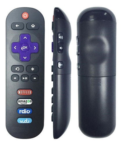 Control Remoto Compatible Tcl Roku Tv, 4 Botones Streaming