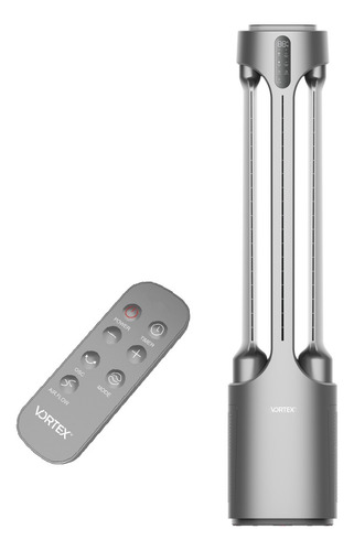 Purificador Y Ventilador Sin Aspas Vortex Vtv-033 Purebreeze Color Plateado