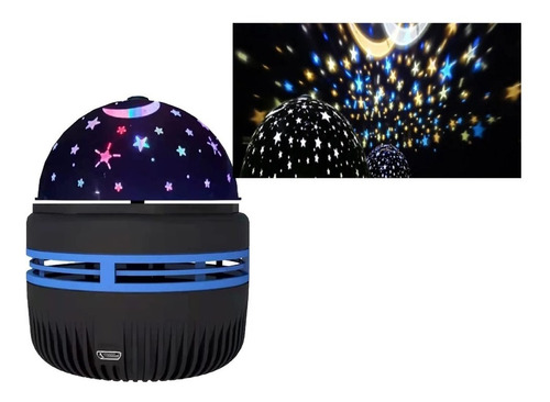 Lampara Veladora  De Estrellas Esfera Giratoria Usb Bola8