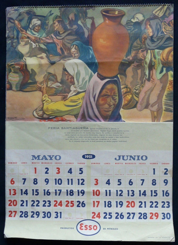 Imagen 4 de 7 de Antiguo Almanaque Esso. Año 1951 (completo). 15008