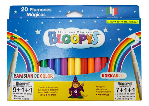 Marcadores / Plumones Magicos Bloopys