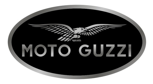  Logo Moto Guzzi 90mm Calcomania Resina Cristalina Designpro