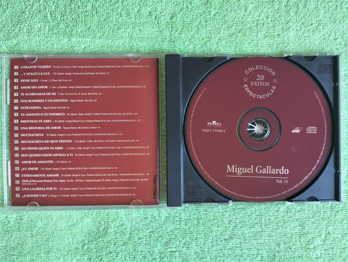 Eam Cd Miguel Gallardo 20 Exitos Coleccion Espectacular 1993