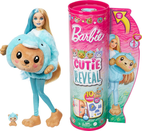Barbie Reveal Cutie Reveal  Oso De Peluche Con Disfraz De De