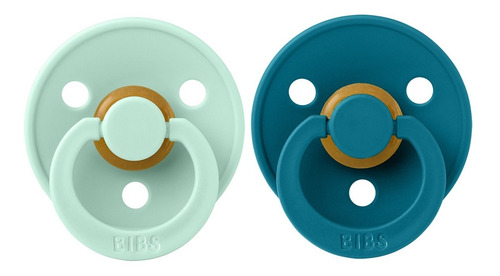 Imagen 5 de 7 de Chupetes Bibs Pacifier Set X2 Unds Libre Bpa Latex Natural