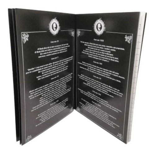 Imagem 6 de 7 de Caderno Death Note Kira Ryuk Anime E Colar L C/ Nota Fiscal