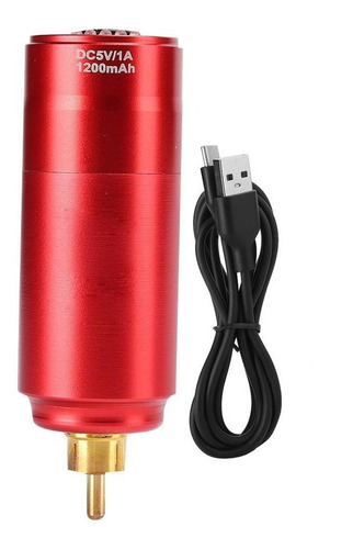 Wirelss Máquina De Tatuaje Fuente De Alimentación Rca Plug 1