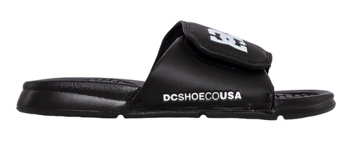 Ojota Dc Shoes Modelo Lynx Slide Adjust Negro Blanco Nueva