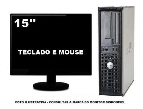 Computador Dell Optiplex 380 Intel 4gb Ddr3 320gb (Recondicionado)