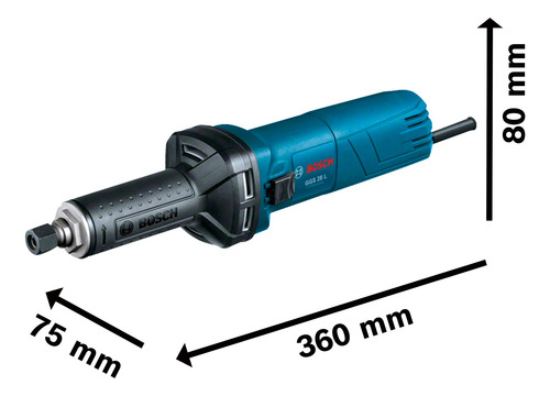 Turbineta / Esmeril Recto Cuello Largo 500w Ggs 28 L Bosch