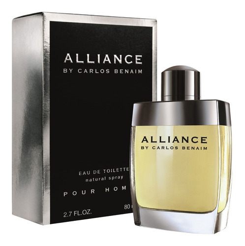 Perfume Hombre Alliance By Carlos Benaim Edt 80ml Con Vapo