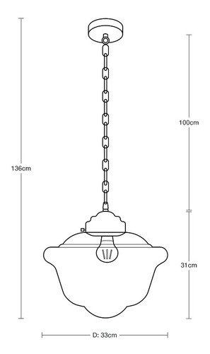 Lámpara Colgante Techo Lumimexico Negro Mate 60w E27 1 Luz