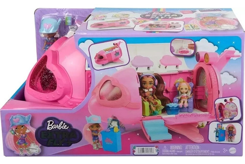 Barbie Extra Fly Set De Avión Jet Con Muñeca Y Accesorios