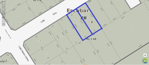 Imagen 2 de 3 de Venta Lote, Excelente Ubicación Escobar