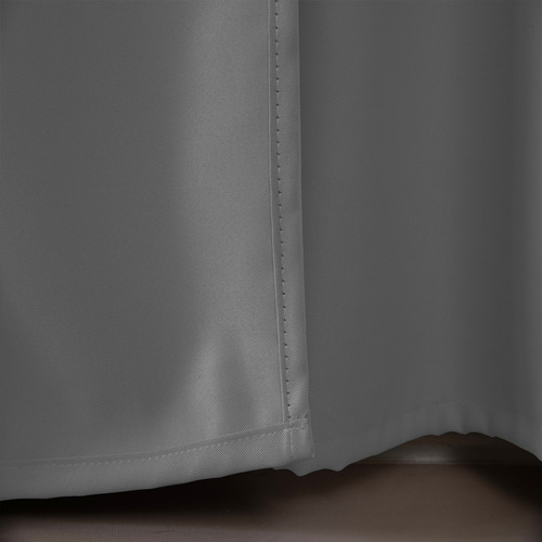 Cortina Blackout Texfine Blecaute Corta Luz Tecido Grosso 3,00x2,50m Bloqueia Luminosidade Cinza