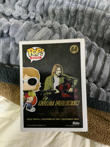Funko Pop Rocks Kurt Cobain 64 Funko Shop Com Exclusive (Usado)