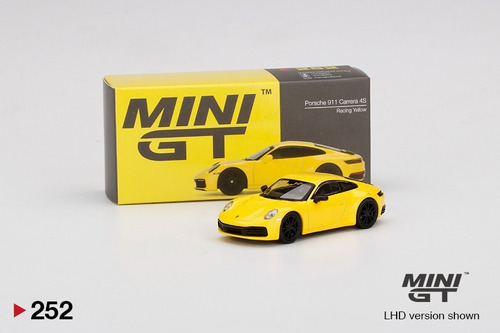 Imagem 2 de 6 de Miniatura Mini Gt 1:64 - Porsche 911 Carrera 4s
