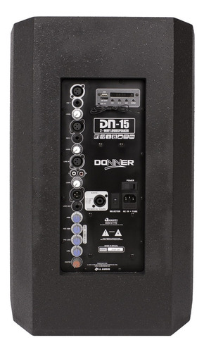 Caixa Ativa 350w Rms 15 Titânio Com Fm Bt Usb Dn15a Donner Cor Preto