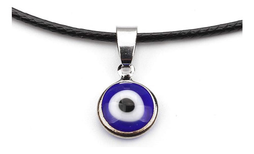 Wll Gargantilla Con Colgante De Ojos Malvados Azules, Collar