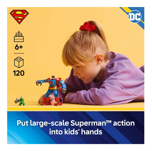 Juguete De Construcción Lego Dc Superman Mech Vs Lex Luthor
