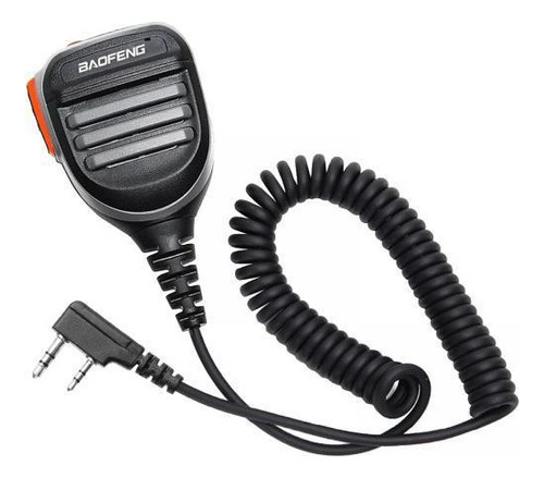 2 Micrófono Altavoz Ptt Compatible Con Baofeng Uv-5r Uv5ra