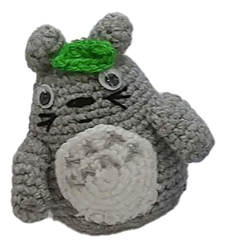 Amigurumi Totoro A Crochet Tejido A Mano Gris