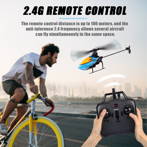 Helicóptero Rc Para Adultos, Giroscopio, Mini Control, Helic