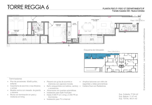Venta Departamento De 2 Dormitorios A Estrenar! Con Cochera En Nueva Córdoba!!